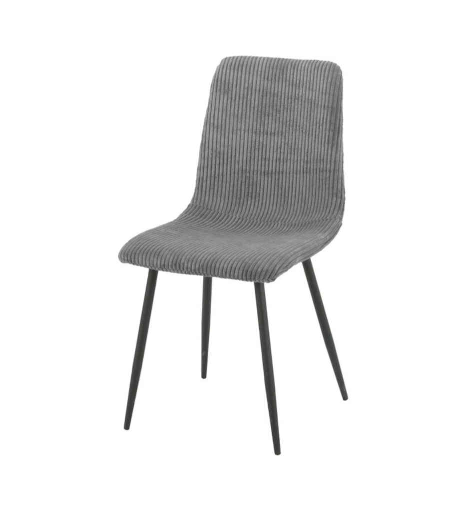 CHAISE VELOURS BOBBY GRIS Anthracite ID 15651GA