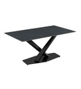 TABLE CERAMIQUE 160x90-18600GA-ANTHRACITE-ELLA