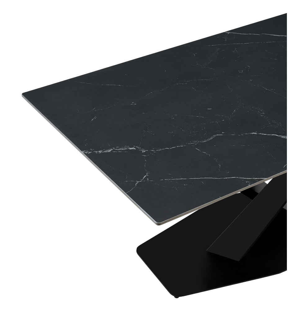TABLE CERAMIQUE 160x90-18600GA-ANTHRACITE-ELLA