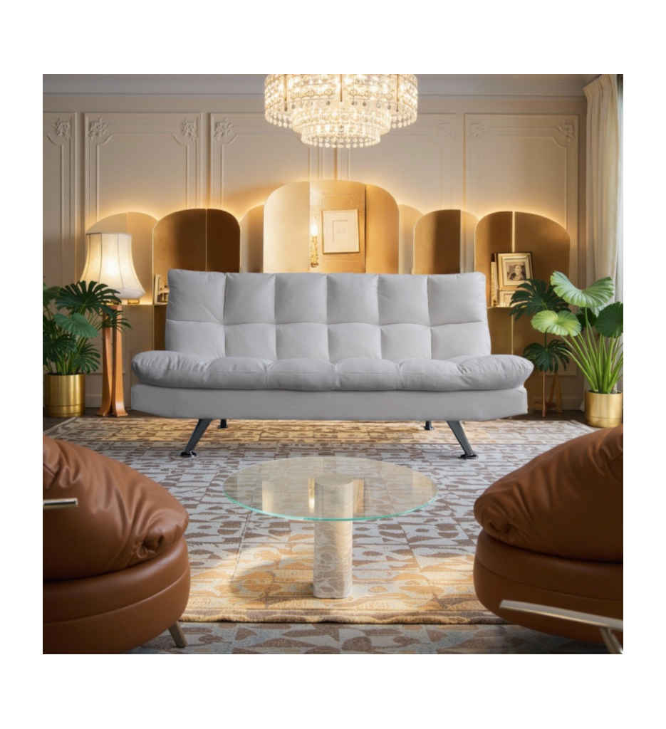 BANQUETTE-CLIC-CLAC 130x195-WHITE-PUFFY