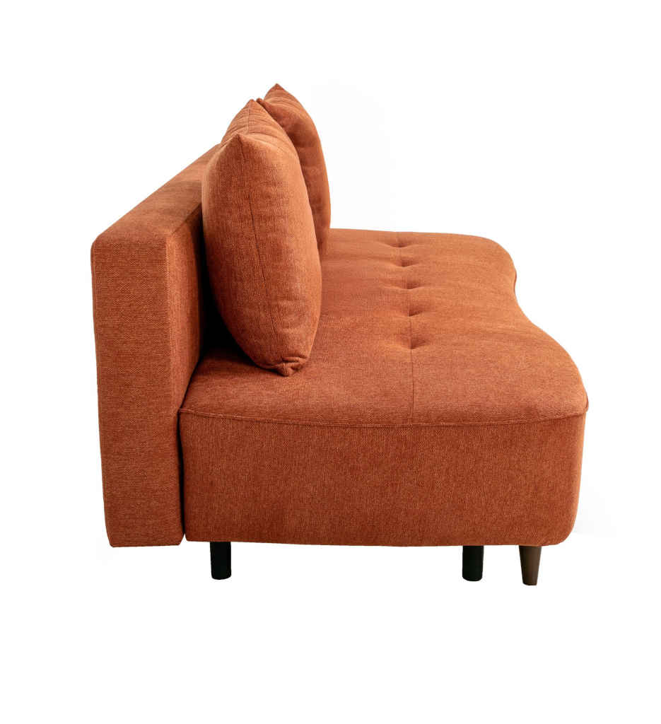 BANQUETTE LIT-TISSU LOFT TERRACOTTA- CV3-OLBIA