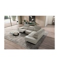 ANGLE DROIT 2,5P 1BR SX/MERIDIENNE TERMINALE DX-RELAX ELECTRIQUE-CUIR CAT 483 GRIGIO CHIARO-BROOKLYN