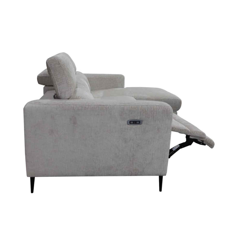 ANGLE DROIT-R3+LC -1 RELAX ELECTRIQUE-TISSU CREAM -MODEL 9007-CORAIL