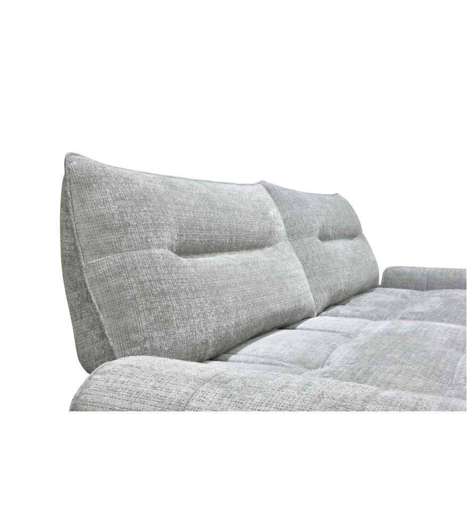 ANGLE DROIT MERIDIENNE XXL-2 DOSSIER AVANCE/RECUL & RELAX ELECTRIQUE-DBS5DPJ01-1935FT-EB44-TISSU COLORIS MS350-02B-FROSTY