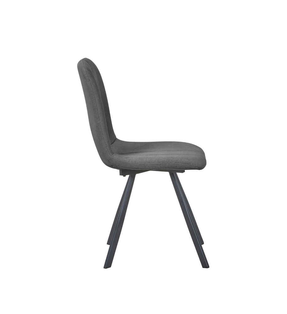 #CHAISE TISSU-ANTHRACITE-11518GA -PHENIX