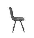 #CHAISE TISSU-ANTHRACITE-11518GA -PHENIX