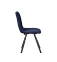 #CHAISE TISSU-BLEU-11518BN-PHENIX