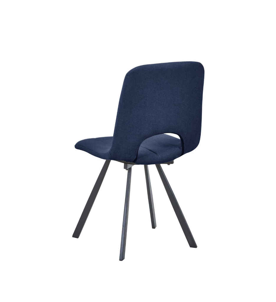 #CHAISE TISSU-BLEU-11518BN-PHENIX