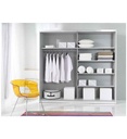 ARMOIRE 2PT BLANC MAT AVEC MIROIRS-180CM-22971656-BETA