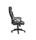 Fauteuil gaming bicolore Noir/Argent DUMB