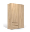 ARMOIRE 2P/2T-HIKORY 939-612444-MOSAIK