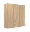 ARMOIRE 3P/2T LG192-HIKORY 939-612445-MOSAIK