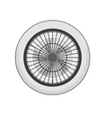 VENTILATEUR N/B EGLO SAZAN 35096