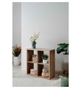 ETAGERE 4 CASES MAX 003837 CHENE ARTISAN