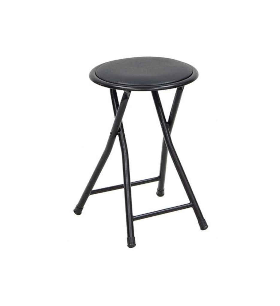tabouret pliant noir LILAS