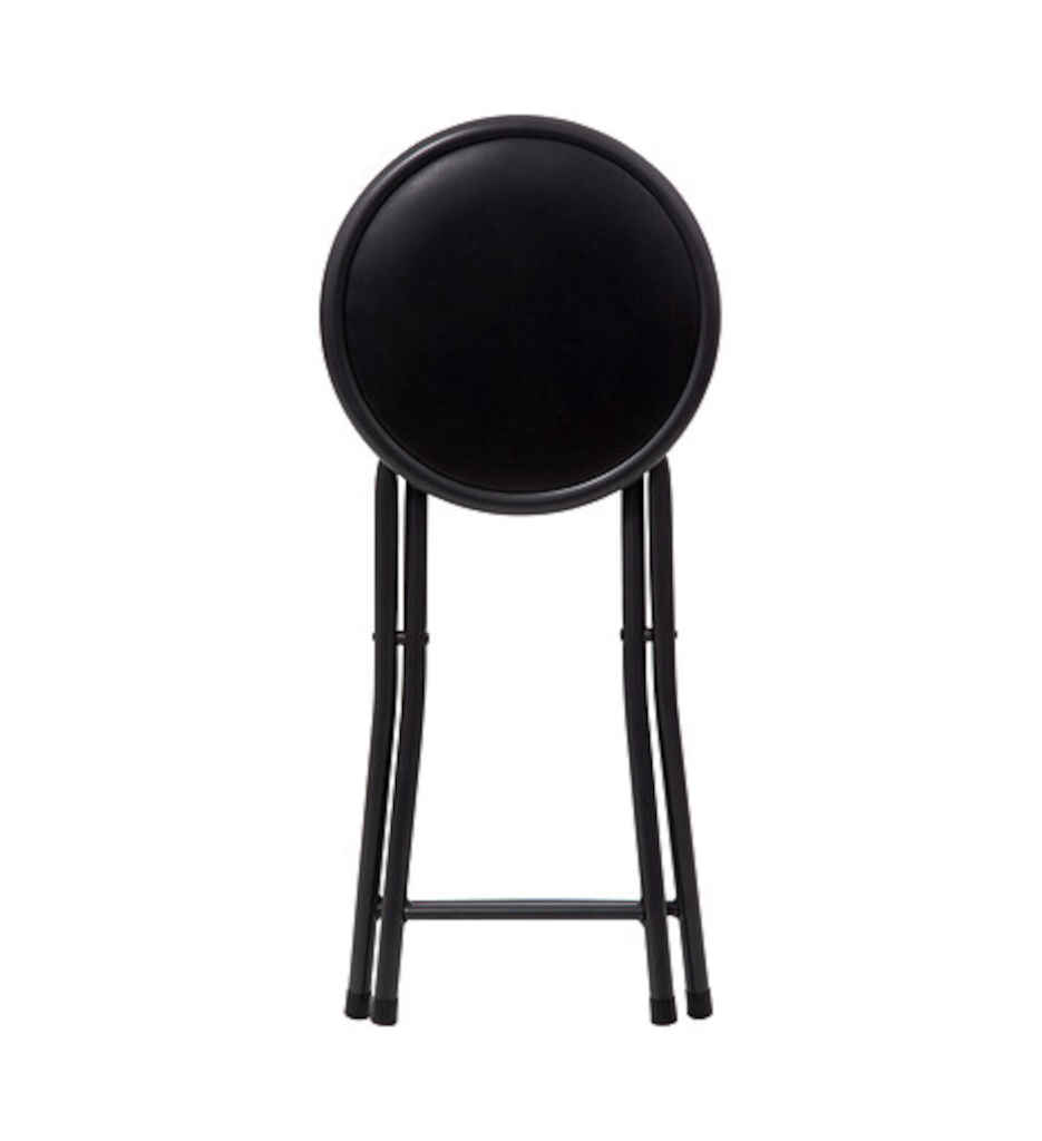 Tabouret pliant PVC noir JJA 140291A