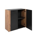 #Rangement Cento  Gris anthracite / Chêne artisan FIN  004026