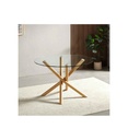 TABLE RONDE VERRE-DIAM 120*120CM-18604BS-LUCCIANA