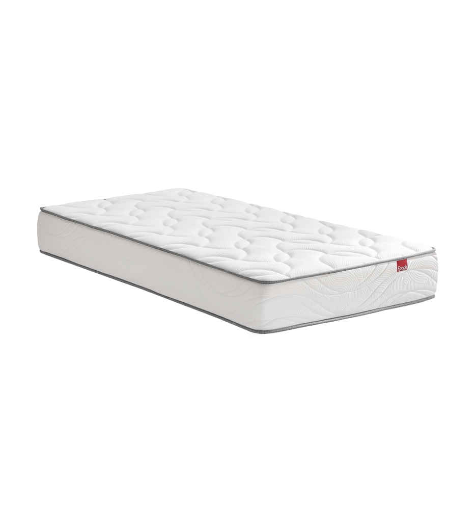 MATELAS 90*200/25 CM-RESSORTS ENSACHES/MOUSSE A MEMOIRE EPEDA-RAFFINEMENT 2