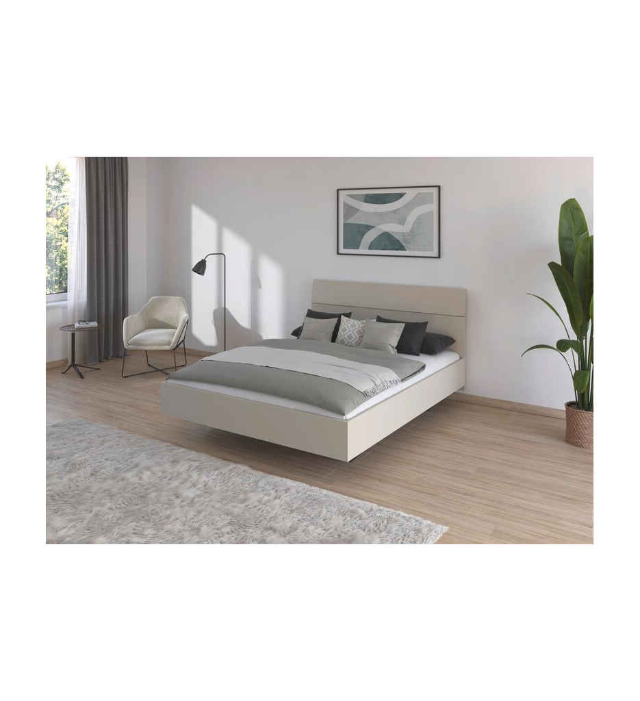 LIT 160*200-COLORIS CHAMPAGNE-AG042.7A07.60-AURELIO
