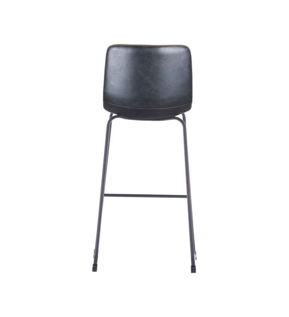 TABOURET BAR CLINT PU NOIR