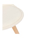 Chaise Baya bouclette blanc 202269
