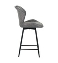 TABOURET DE BAR TAUPE-16237TA -BURTON