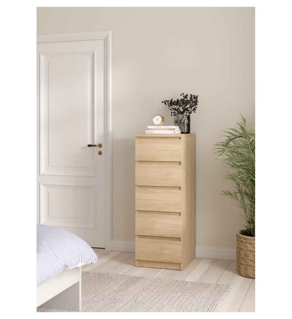 CHIFFONNIER 5 TIROIRS HINA JACKSON TV 76233hl