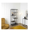 #ETAGERE EDISON VERRE FUME HD0085