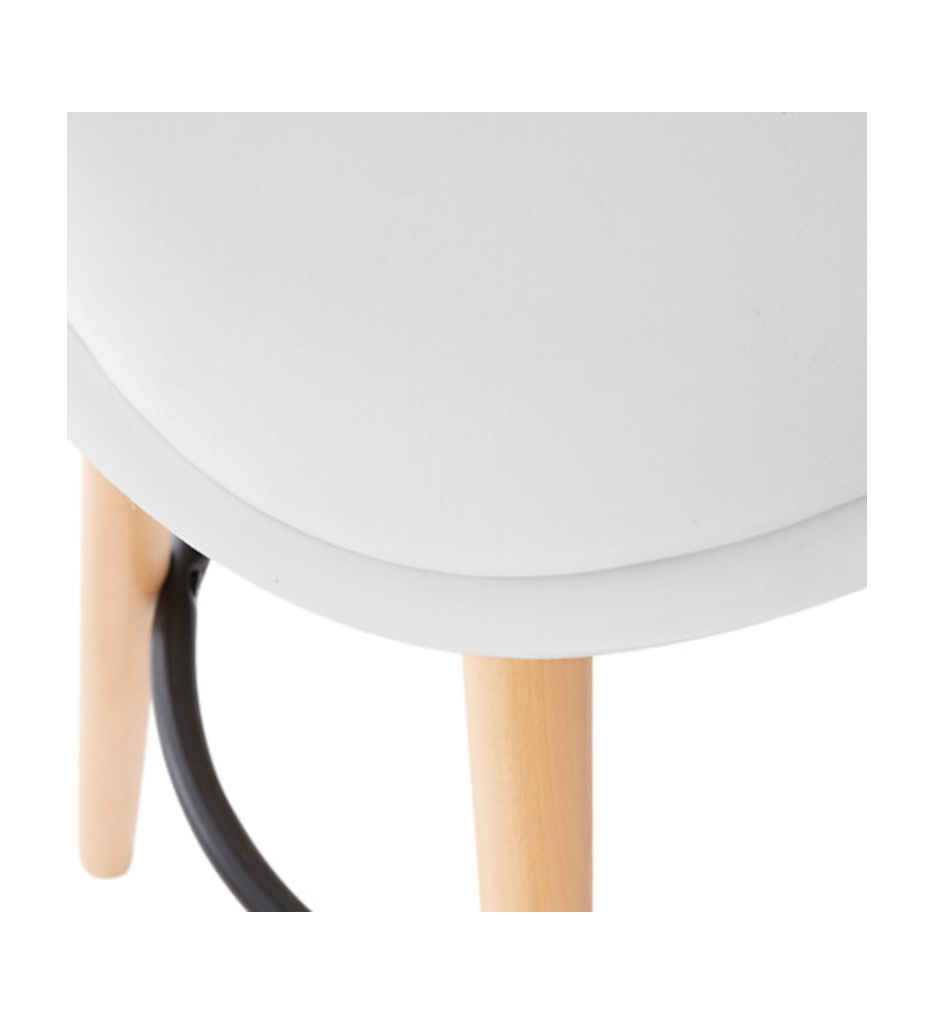 Tabouret de bar Maxon Premier Prix blanc JJA 157165B