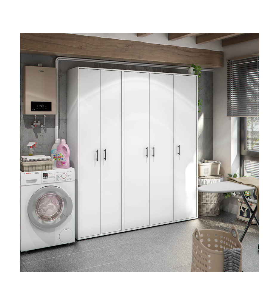 Armoire multiusage 1 porte BLANC LAUNDRY 005151A