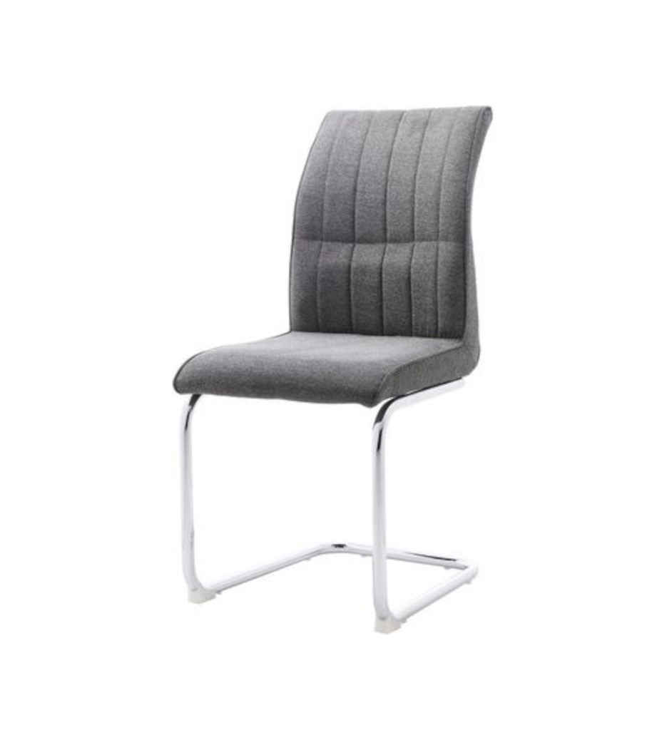 Chaise tissu LEXY GRIS
