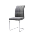 Chaise tissu LEXY GRIS