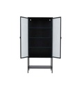 #* Vitrine en verre 2 portes LOMOCO VIDRIO coloris noir