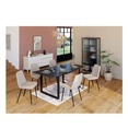 #* Vitrine en verre 2 portes LOMOCO VIDRIO coloris noir