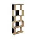 #* Bibliotheque JOYCE chêne et noir