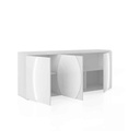 BUFFET 3 PORTES LAQUE BLANCHE BRILLANTE-N°2-L.200-25SA3030-PULP