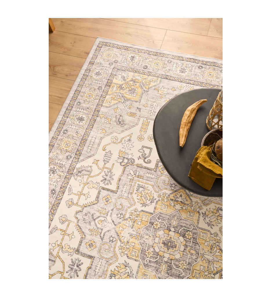 #Tapis OTTOMAN Jaune 120X160  OTT840JAU