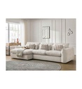 ANGLE GAUCHE FIXE YL810+2620-TISSU SEMONA SAND+SEMONA SAND+BUBBLE GREIGE -GLENN