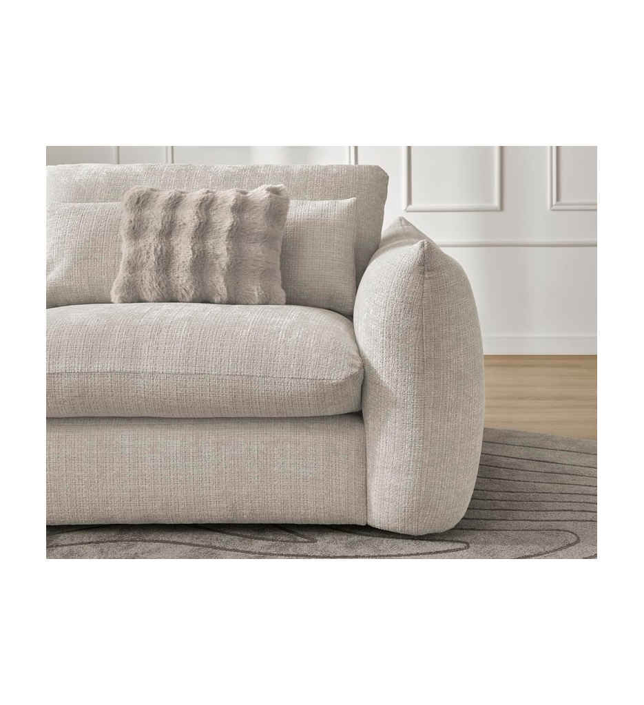 ANGLE DROIT FIXE 2610+YL820-TISSU SEMONA SAND+SEMONA SAND+BUBBLE GREIGE -GLENN