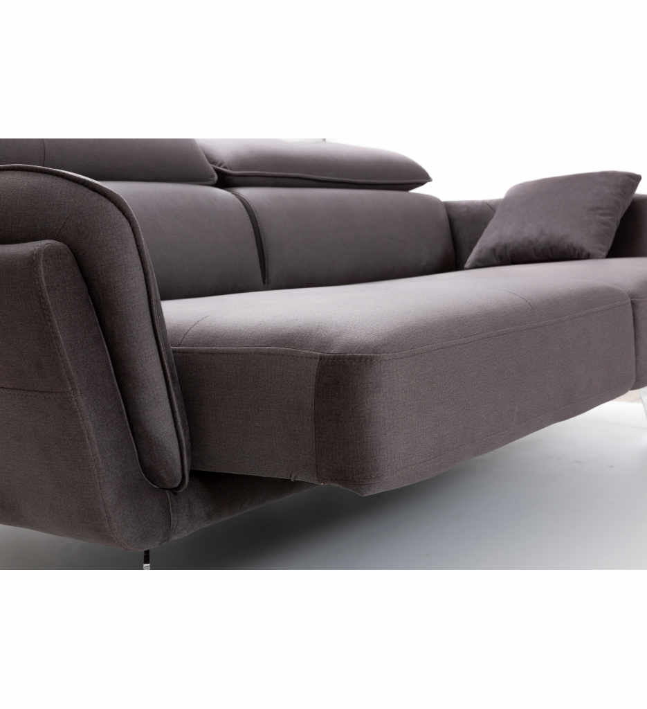 CANAPE 3PL REL ELEC - ROYAL-VEL GRIS IGA-