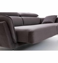 CANAPE 3PL REL ELEC - ROYAL-VEL GRIS IGA-