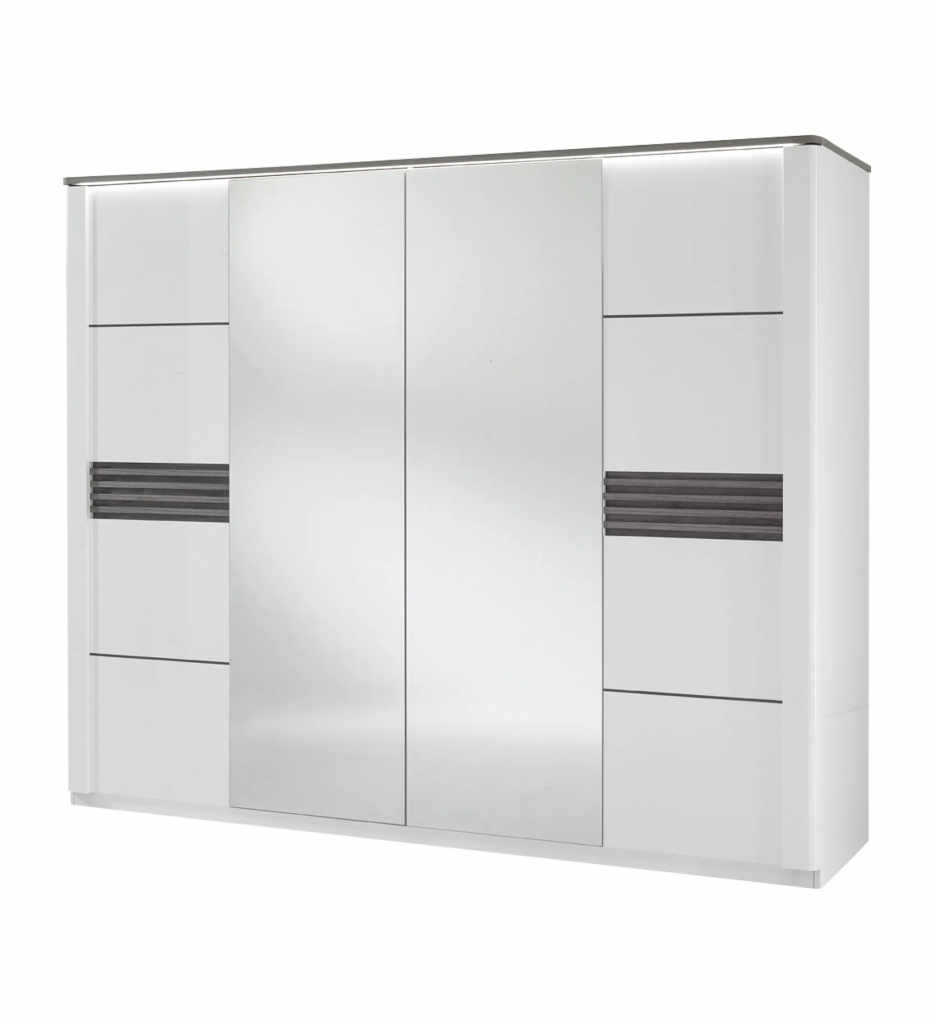 ARMOIRE 4PT MIR+LED - VERTIGO