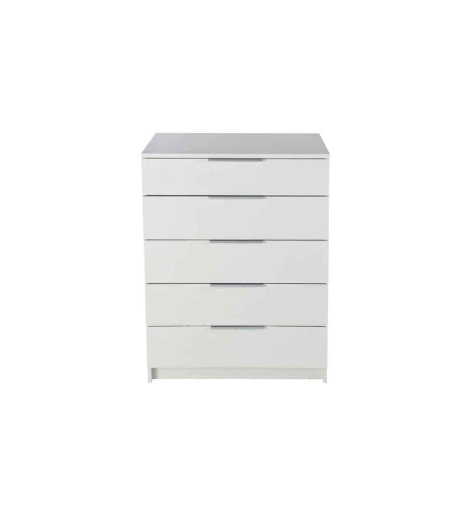 Commode 5 tiroirs SPACE  blanc 358280
