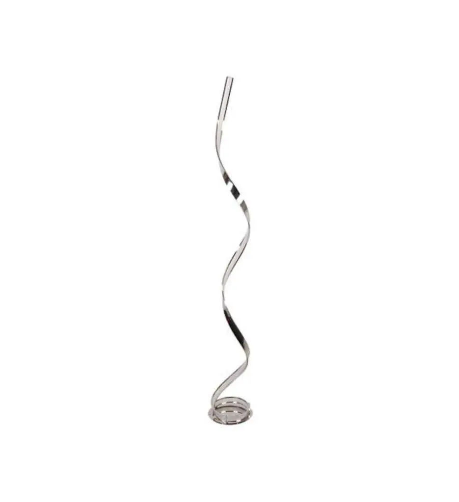 Lampadaire 150 cm Chrome/blanc FLAME 
