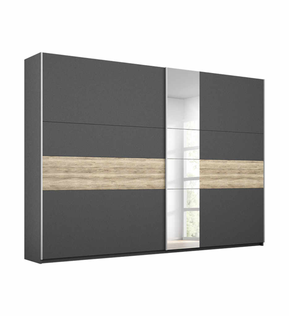 #ARMOIRE 2PT COULISSANTE- AD737.5S74-BORNEO