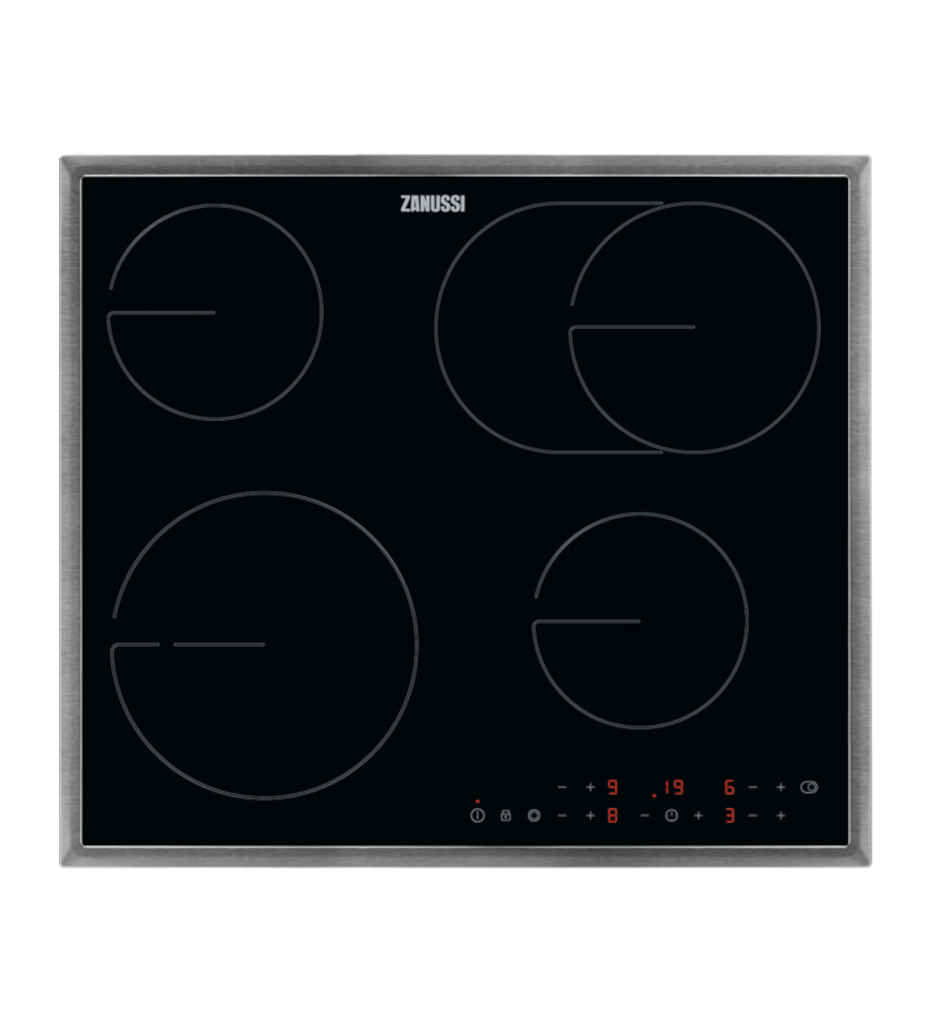 # PLAQUE VITRO 60CM °ZANUSSI ZHRN643X
