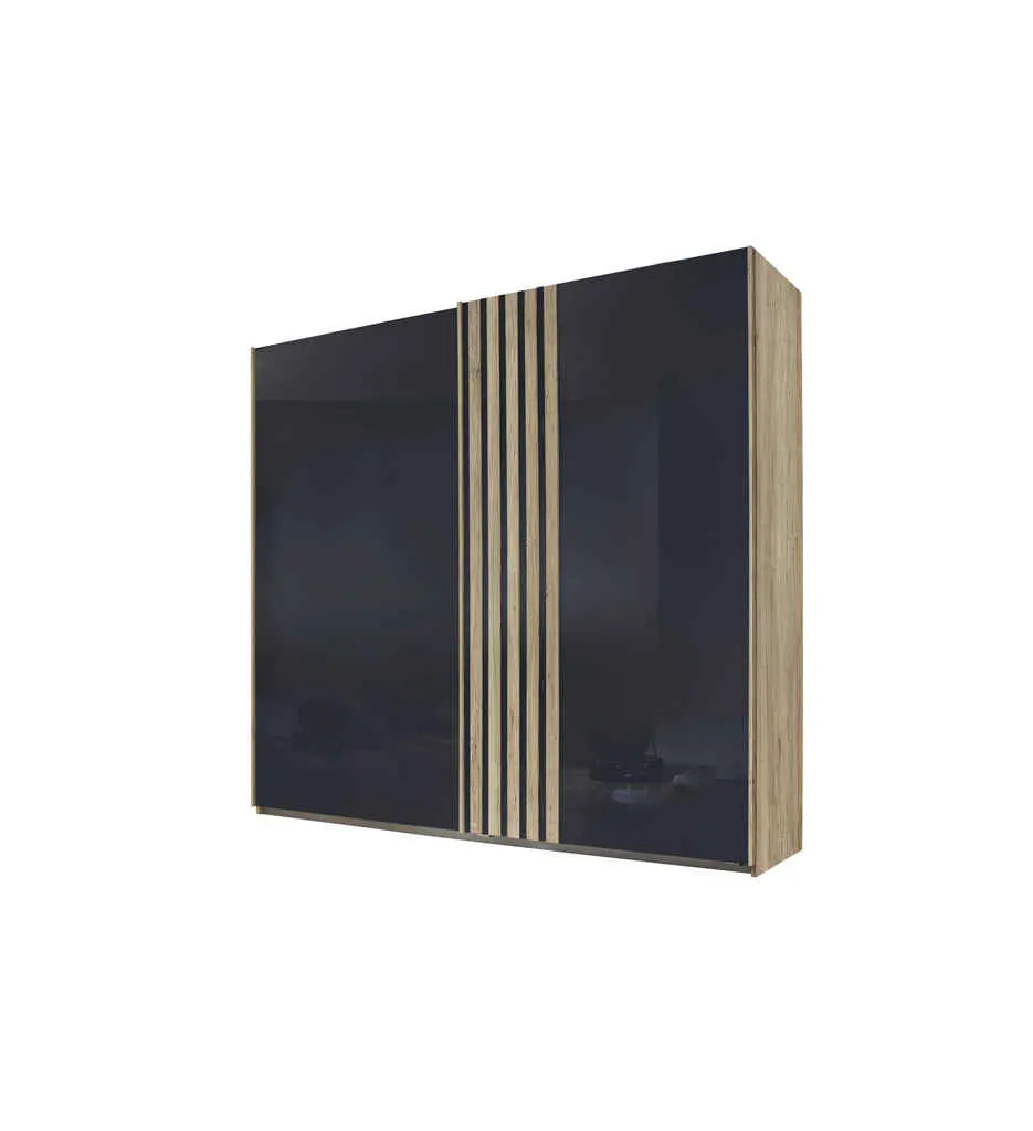#ARMOIRE GRISE 2PT 226*210- MOSBACH-A4M26-5G38