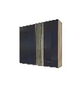 #ARMOIRE GRISE 2PT 226*210- MOSBACH-A4M26-5G38