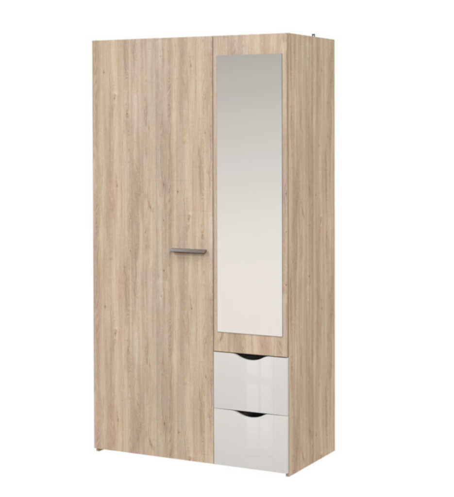 #ARMOIRE 2P2T-POP-CHEN RELIEF/BLA 546063